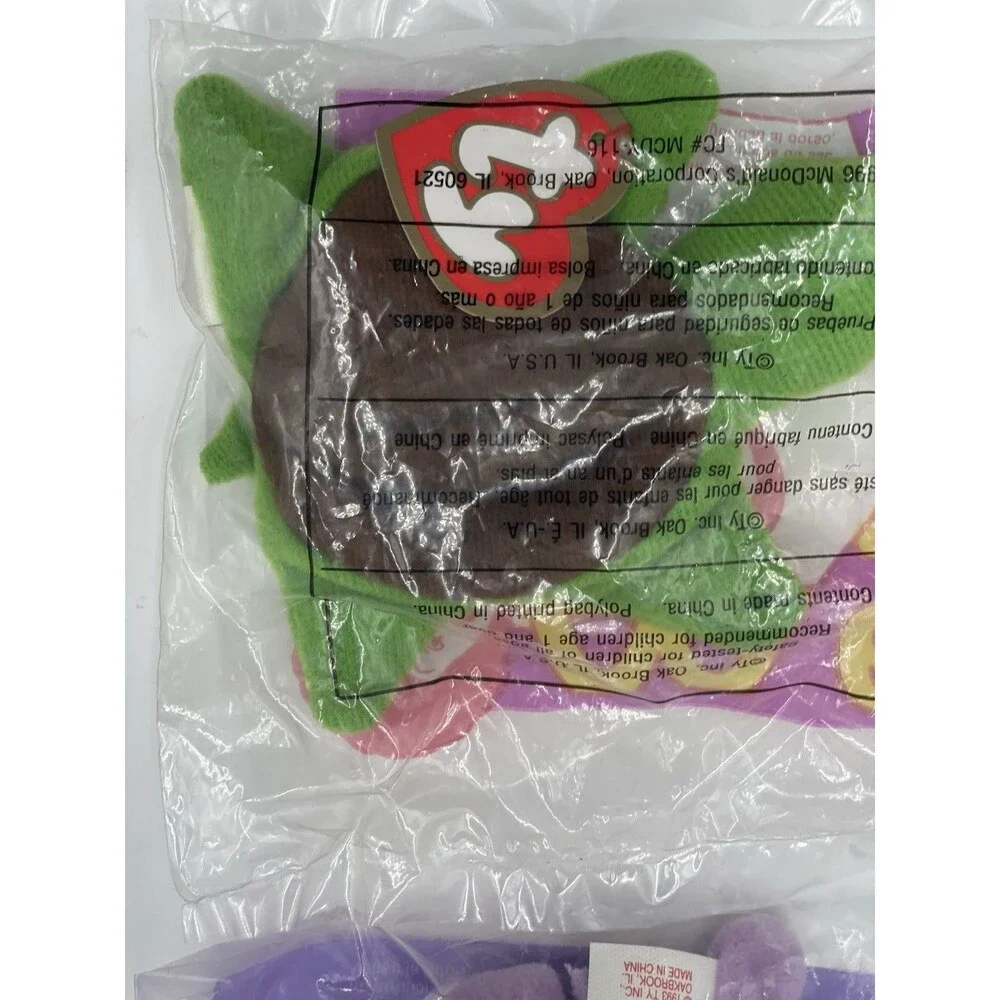 Vintage McDonald's Ty Teenie Beanie Babies Lot - Sealed Happy Meal Toys (Late 90